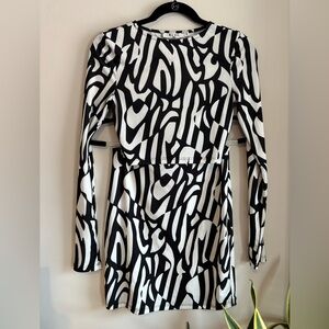 NA-KD Black & White Two Piece Set